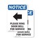 Signmission Please Ring Door Bell Sign With Symbol, 7 in W x Rectangle, Vinyl Decal OS-2PACK-NS-D-710-V-17582 - alternate 1